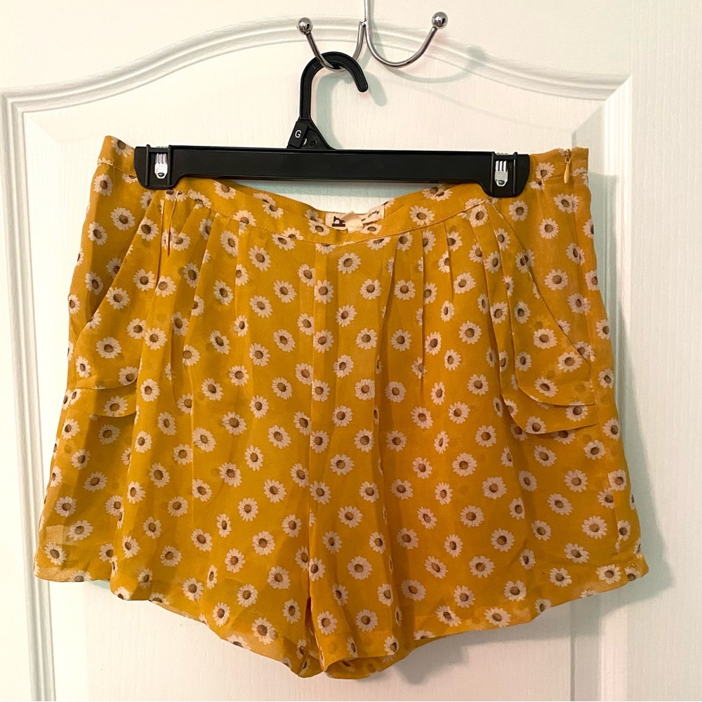 Yellow Daisy Shorts